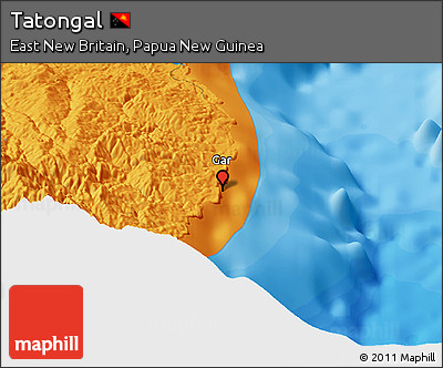 Political Panoramic Map of Tatongal