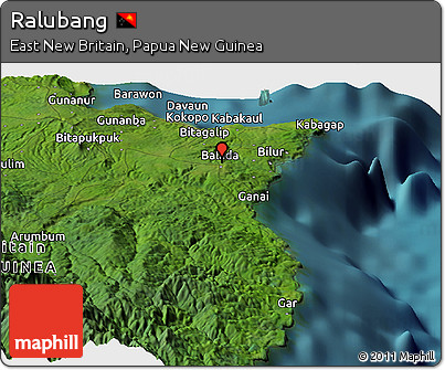 Satellite Panoramic Map of Ralubang
