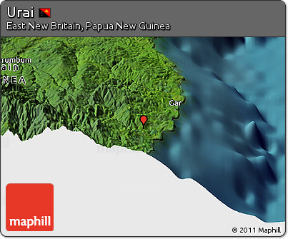 Satellite Panoramic Map of Urai