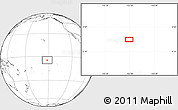Blank Location Map of the area around 4° 32' 58" S, 152° 4' 29" W