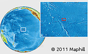 Physical Location Map of the area around 4° 32' 58" S, 152° 4' 29" W