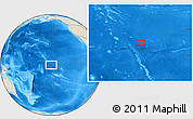 Shaded Relief Location Map of the area around 4° 32' 58" S, 152° 4' 29" W