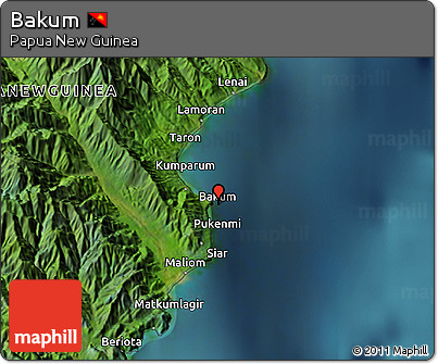 Satellite 3D Map of Bakum