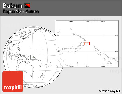 Blank Location Map of Bakum