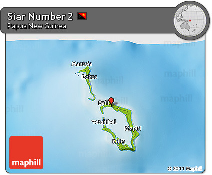 Physical 3D Map of Siar Number 2