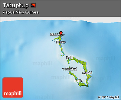 Physical 3D Map of Tatuptup