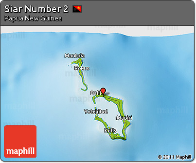 Physical 3D Map of Siar Number 2