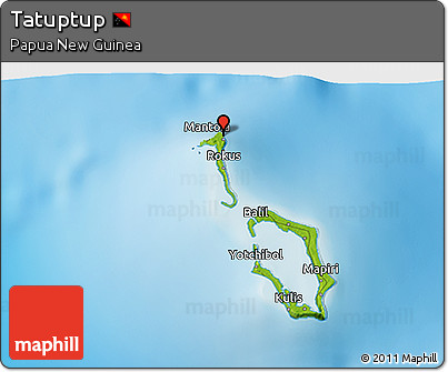 Physical 3D Map of Tatuptup