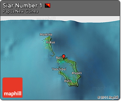 Satellite 3D Map of Siar Number 1