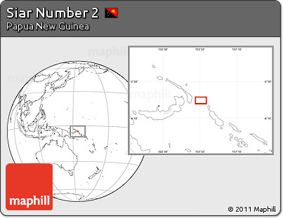 Blank Location Map of Siar Number 2