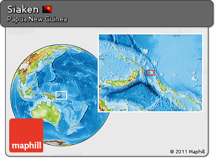 Physical Location Map of Siaken