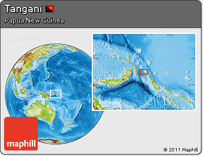 Physical Location Map of Tangani