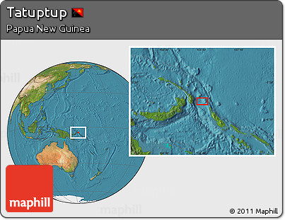 Satellite Location Map of Tatuptup