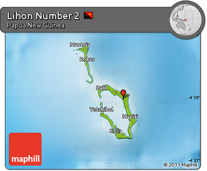 Physical Map of Lihon Number 2