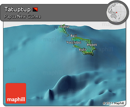 Satellite Panoramic Map of Tatuptup