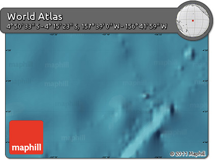 Satellite Map of the Area around 4° 32' 58" S, 157° 10' 30" W