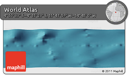 Satellite Panoramic Map of the Area around 4° 32' 58" S, 15° 13' 29" W