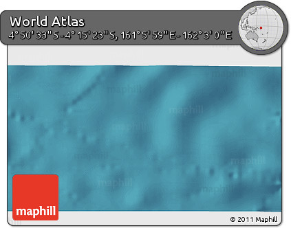 Satellite 3D Map of the Area around 4° 32' 58" S, 161° 34' 29" E