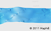 Shaded Relief Panoramic Map of the area around 4° 32' 58" S, 164° 49' 29" W