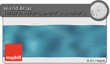 Satellite Panoramic Map of the Area around 4° 32' 58" S, 169° 4' 29" W