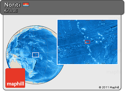 Shaded Relief Location Map of Noriti