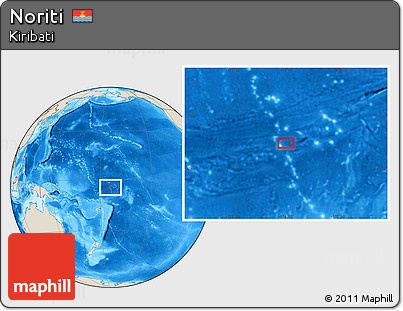 Shaded Relief Location Map of Noriti