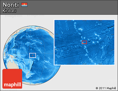 Shaded Relief Location Map of Noriti