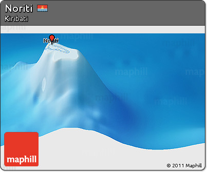 Shaded Relief Panoramic Map of Noriti
