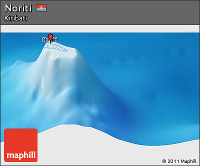 Shaded Relief Panoramic Map of Noriti
