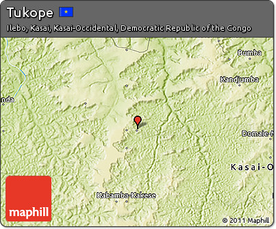 Physical 3D Map of Tukope