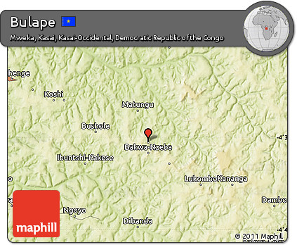 Physical Map of Bulape