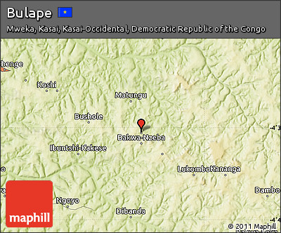 Physical Map of Bulape