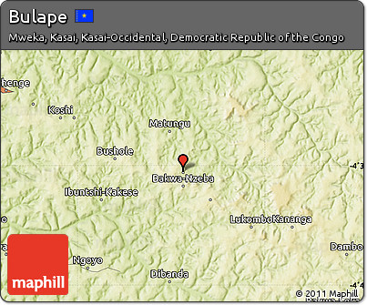 Physical Map of Bulape