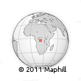 Outline Map of Bulape, rectangular outline
