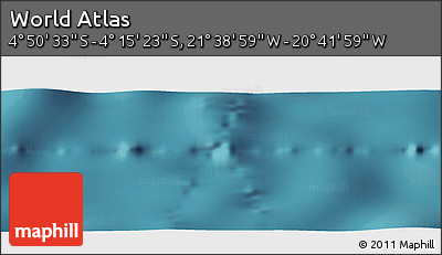 Satellite Panoramic Map of the Area around 4° 32' 58" S, 21° 10' 29" W