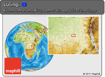 Physical Location Map of Lulingi