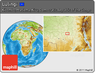 Physical Location Map of Lulingi