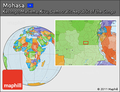 Political Location Map of Mohasa
