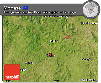 Satellite Map of Mohasa