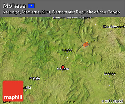 Satellite Map of Mohasa