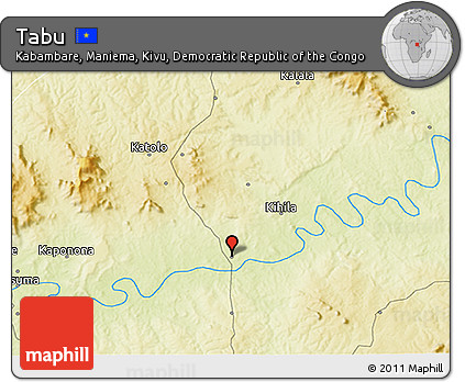 Physical 3D Map of Tabu