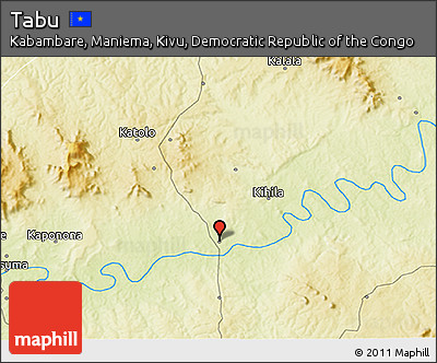Physical 3D Map of Tabu
