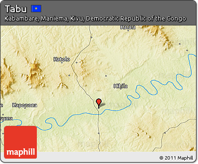 Physical 3D Map of Tabu