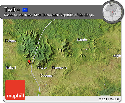 Satellite 3D Map of Twite