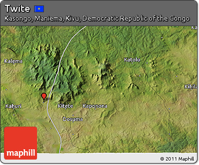 Satellite 3D Map of Twite
