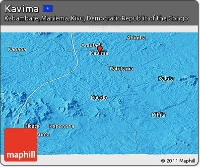 Political Panoramic Map of Kavima