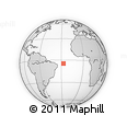 Outline Map of the Area around 4° 32' 58" S, 27° 7' 30" W, rectangular outline