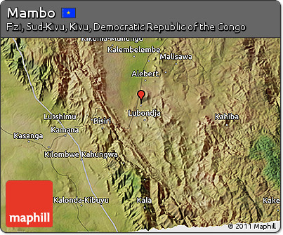 Satellite 3D Map of Mambo