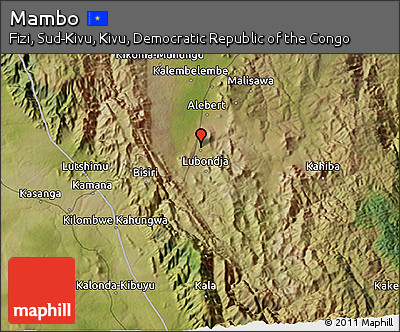 Satellite 3D Map of Mambo