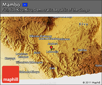 Physical Panoramic Map of Mambo